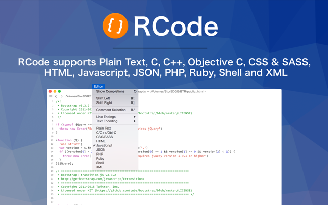 RCode - Powerful universal code editor(圖2)-速報App