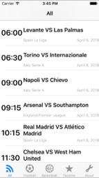 iSports TV Schedule Captura de tela 1