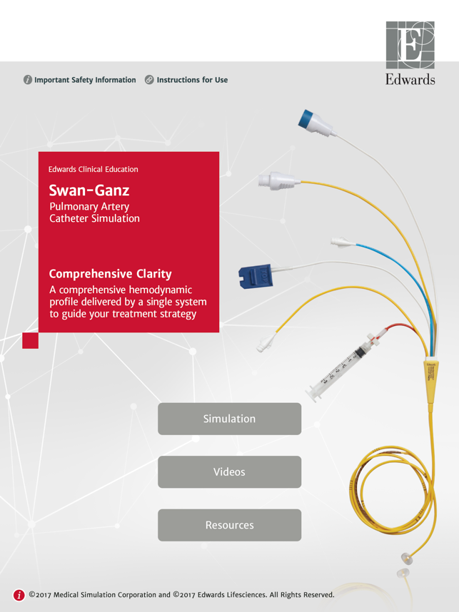 Swan-Ganz Simulation App