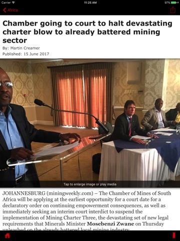 Creamer Media's Mining Weekly screenshot 2