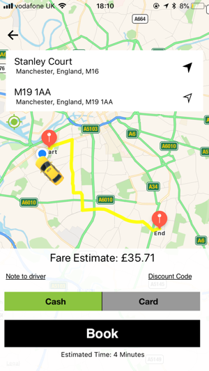 Manchester Taxi Service(圖2)-速報App