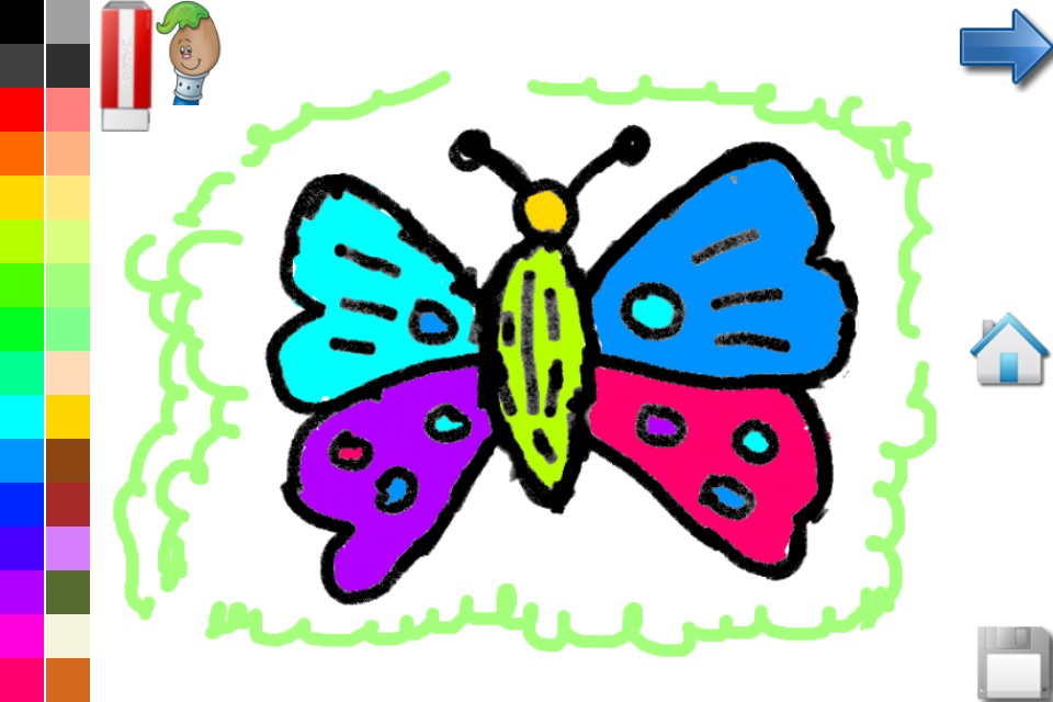 Coloring Book: Butterfly screenshot 4