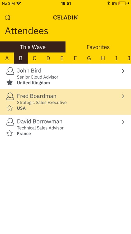 Celadin Event Attendee App screenshot-4