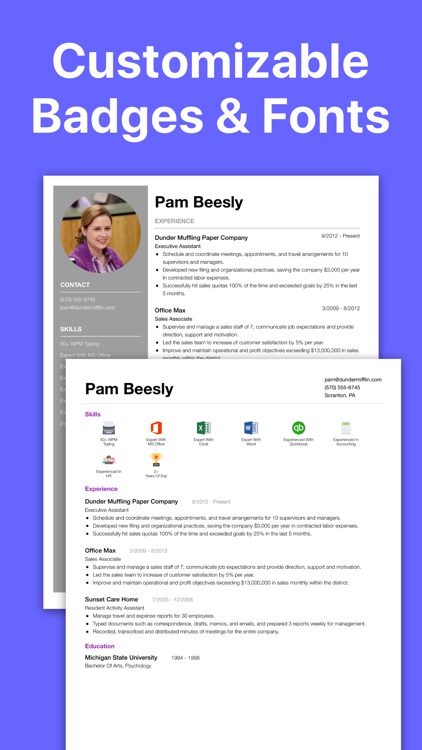 Resume Builder CV Designer screenshot-3