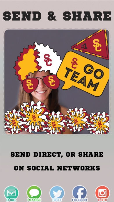 USC Trojans Selfie Stickers screenshot 4