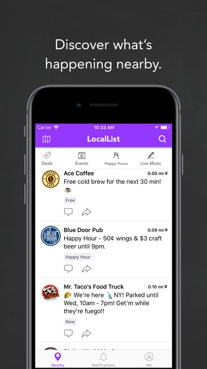 LocalList – What's Up Nearby