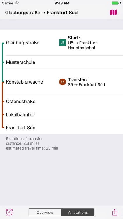 Frankfurt Rail Map Lite screenshot-3