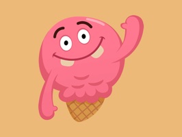 Ice-Cream Emoji Sticker