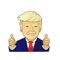 Trump Great Sticker Emoji Collection Famous Poses