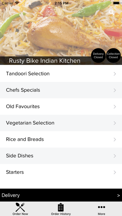 Rusty Bike Indian Kitchen screenshot 2