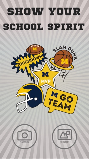 Michigan Wolverines Photo Booth Stickers(圖1)-速報App