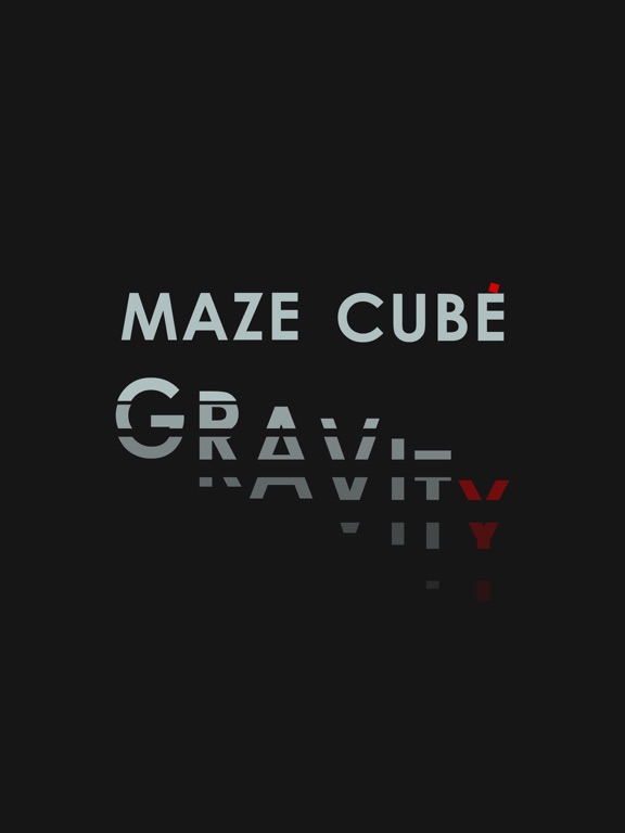 maze cube gravity на iPad