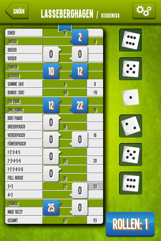 Yatzy Online Complete screenshot 2