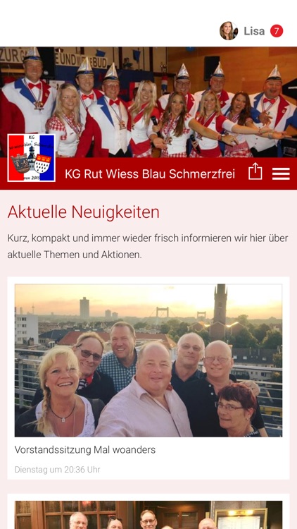 KG Rut Wiess Blau Schmerzfrei