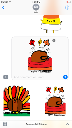 Adorable Fall Stickers(圖3)-速報App