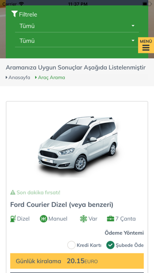 Ayes Rent A Car/Araç Kiralama(圖3)-速報App