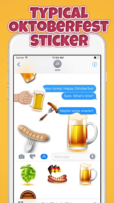 Typical Oktoberfest Sticker screenshot 3