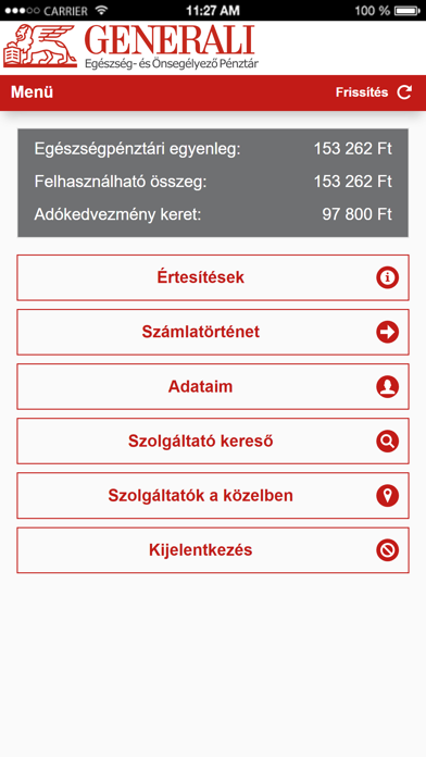 How to cancel & delete GENERALI Egészségpénztár from iphone & ipad 1