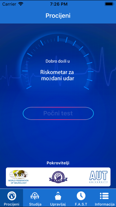 Stroke RiskoMeter Pro Croatian screenshot 2
