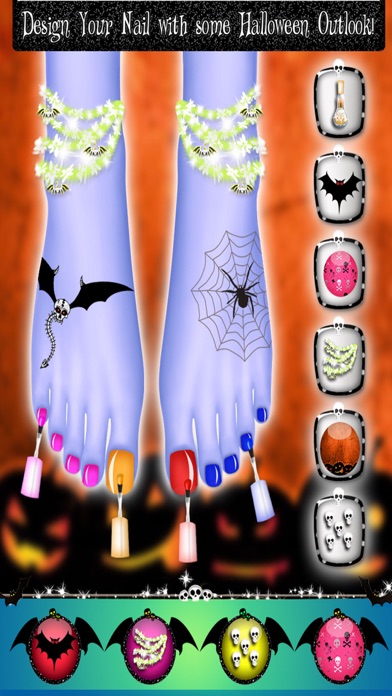 Halloween Manicure Pedicure screenshot 4