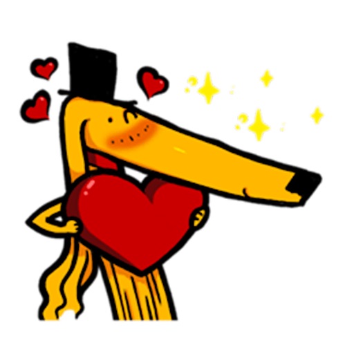 Afghan Hound Dog Emoji Sticker icon