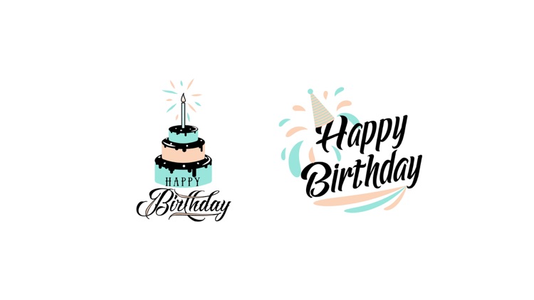 Happy Birthday Stickers Wishes screenshot-3