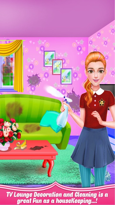 Girls New Year House Cleaning screenshot 2