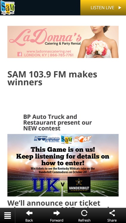 SAM 103.9 WWEL FM