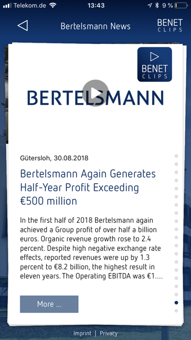 Bertelsmann News screenshot 3