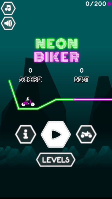 Neon Biker screenshot 5