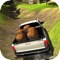 Drive offroad 4x4 car to explore hilly environment and test your mountain driving skills