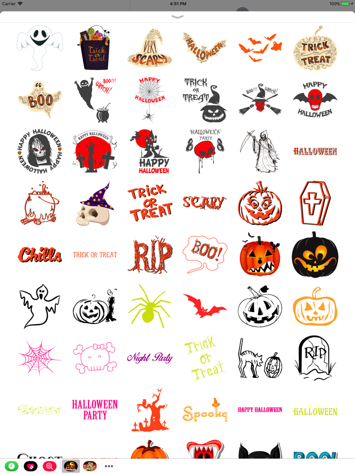Spookymoji - 670 Stickers Pack
