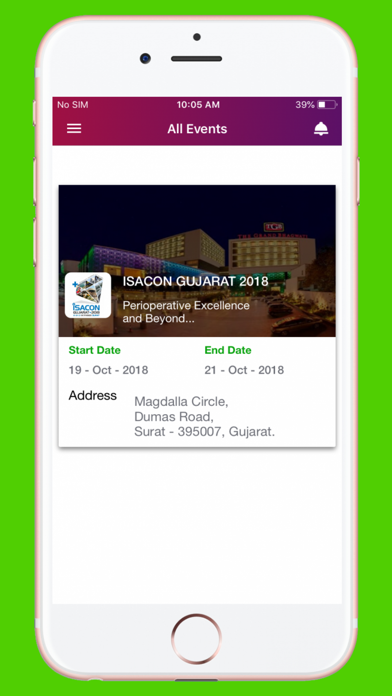How to cancel & delete ISACON GUJARAT 2018 from iphone & ipad 2