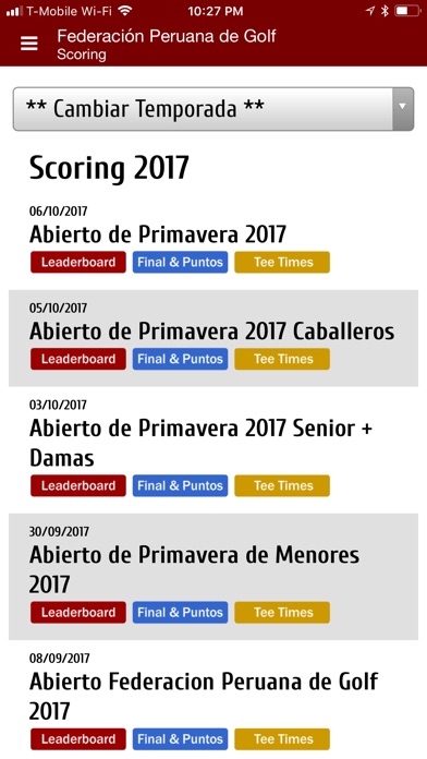 golf Perú (FPG) screenshot 4
