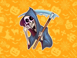 Halloween Skull Stickers Pack!