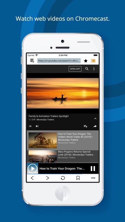 Web Cast for Chromecast