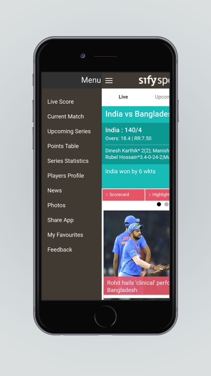 Sify Cricket Live Scores