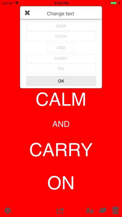 Keep Calm Creator App