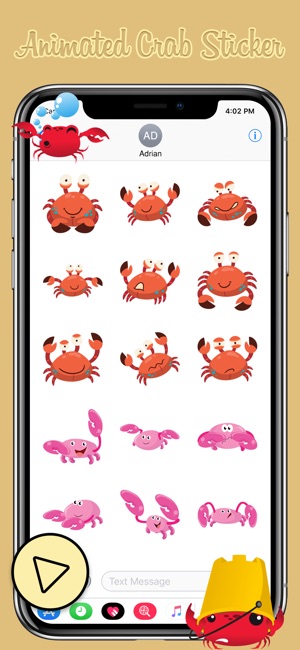 Animated Crab Emoji