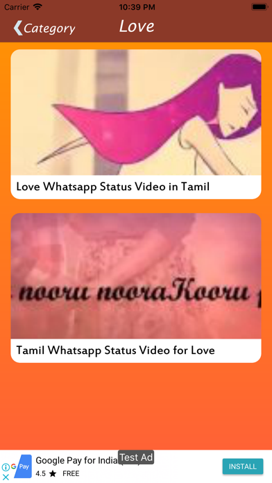 Tamil Status Video screenshot 2