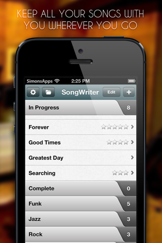 Song-Writer Lite: Write Lyrics - náhled