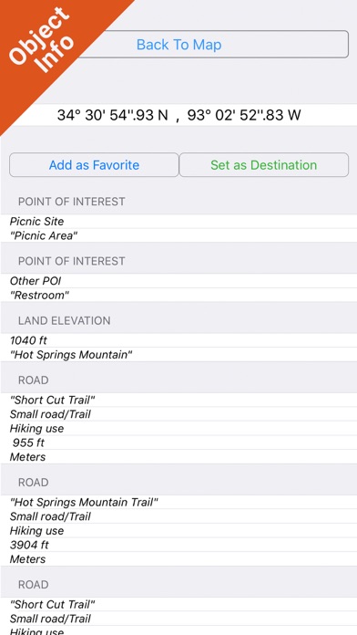 【图】Hot springs National Park gps and outdoor map(截图2)