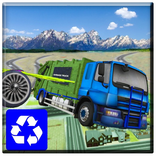 Flying Garbage Truck Simulator 2017 iOS App