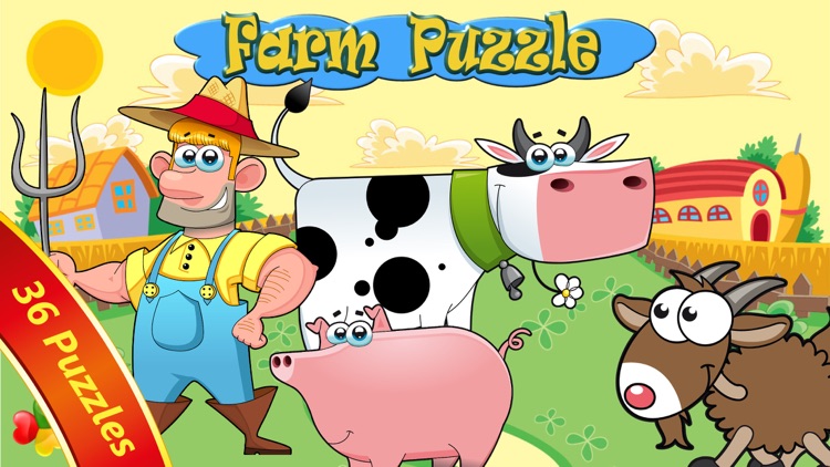 Farm Animals - Puzzle for kids