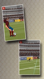 Free kicks 3D football game Captura de tela 3