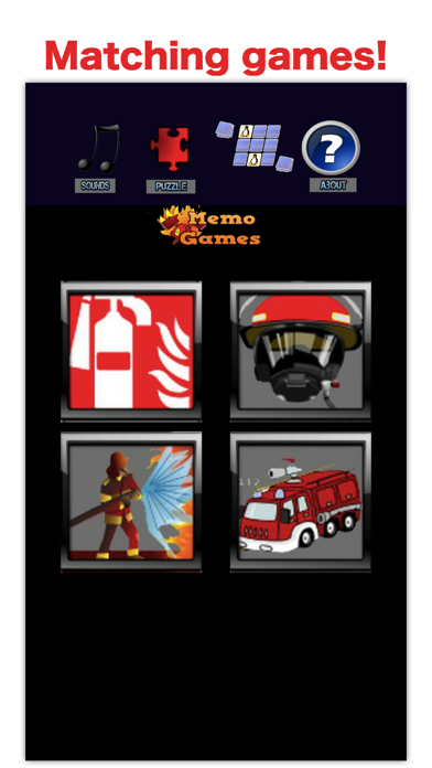 Cool firetruck games for kid & boy: sound & puzzle Screenshot 3