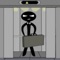 This time you have to play stickman to escape from the lift