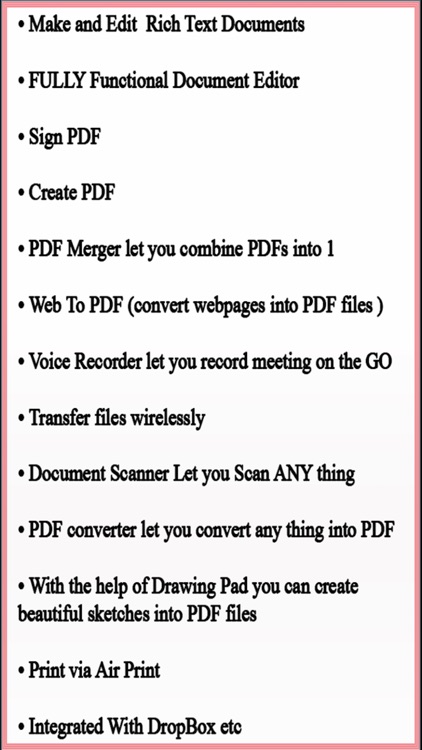 Write Document for Microsoft