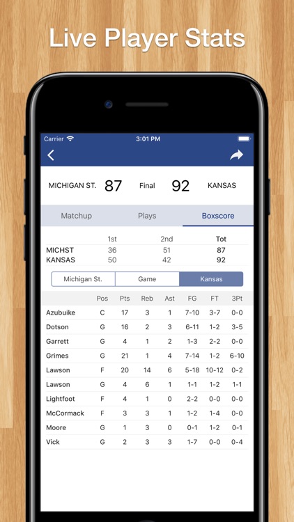 College Basketball Schedule screenshot-3