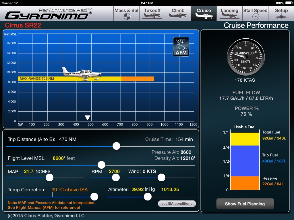 Cirrus SR22 screenshot 4